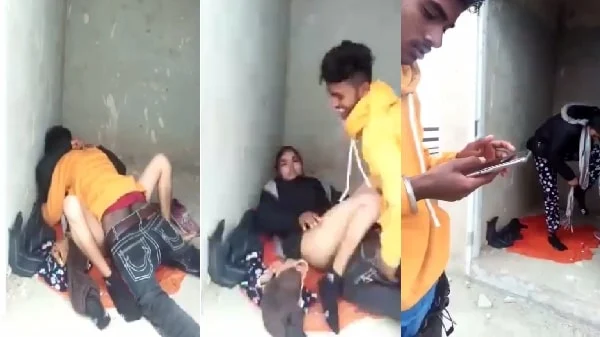 Hubmasa Net sex video College teen lovers caught fucking live on collage roof