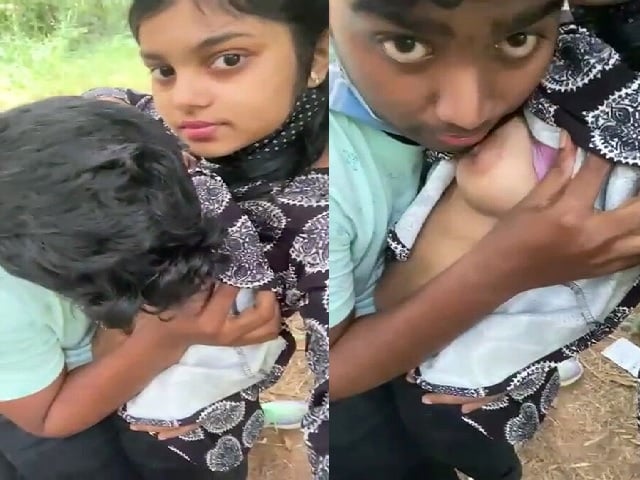 Masafun Indian viral mms school girl small boobs sucking and pussy fingering with bf