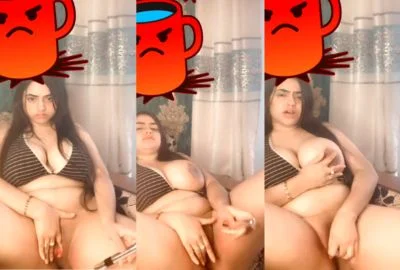 New Indian viral sex mms hot big boobs nude muslim babe masturbates on video call with lover