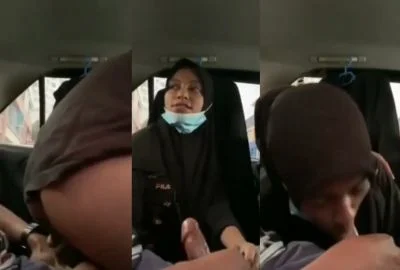 xnxx viral mms video Hijabi muslim girl sucking dick in car and fucking with driver