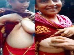 Fsiblog new mms Muslim randi bhabhi showing big boobs and boob press by local boy for money