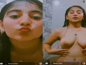 Fsiblog mms Virgin rich college girl sending Snapchat Nude Reel in shower for boyfriend